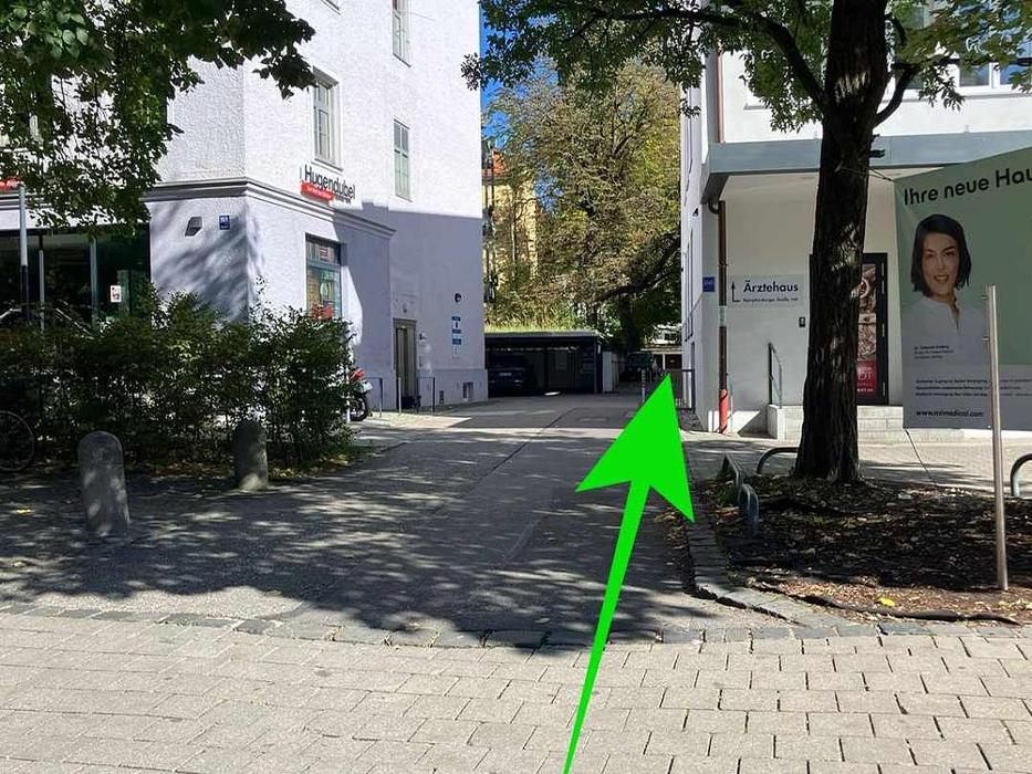 ampido Parkplatz, Nymphenburger Straße in München
