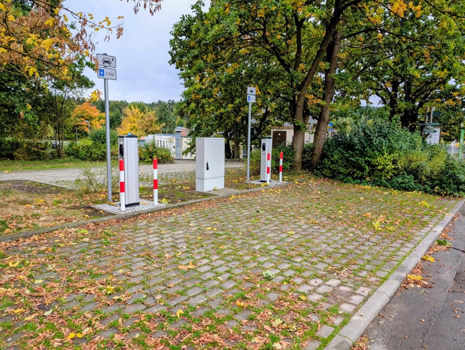 TEAG Mobil-Ladestation, Am Stausee in Kranichfeld