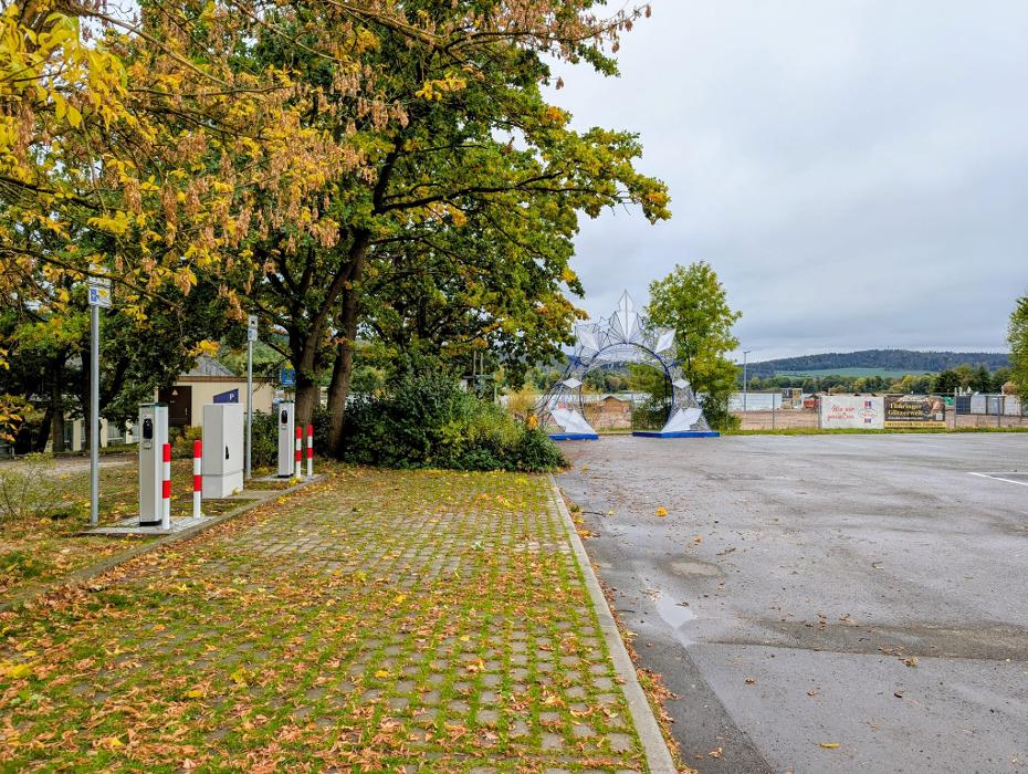 TEAG Mobil-Ladestation, Am Stausee in Kranichfeld