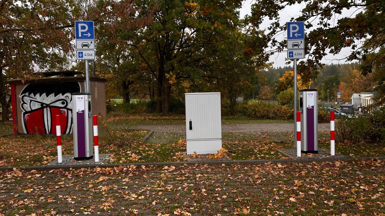 TEAG Mobil-Ladestation, Am Stausee in Kranichfeld