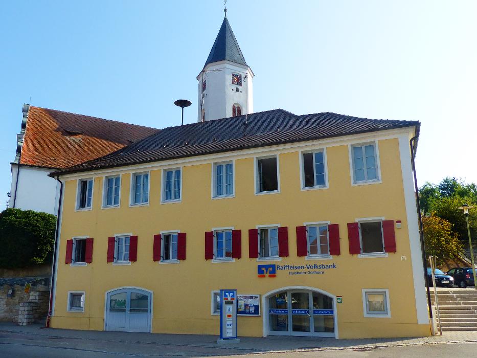 Raiffeisen-Volksbank Ries eG, Geschäftsstelle Huisheim, Hauptstraße in Huisheim