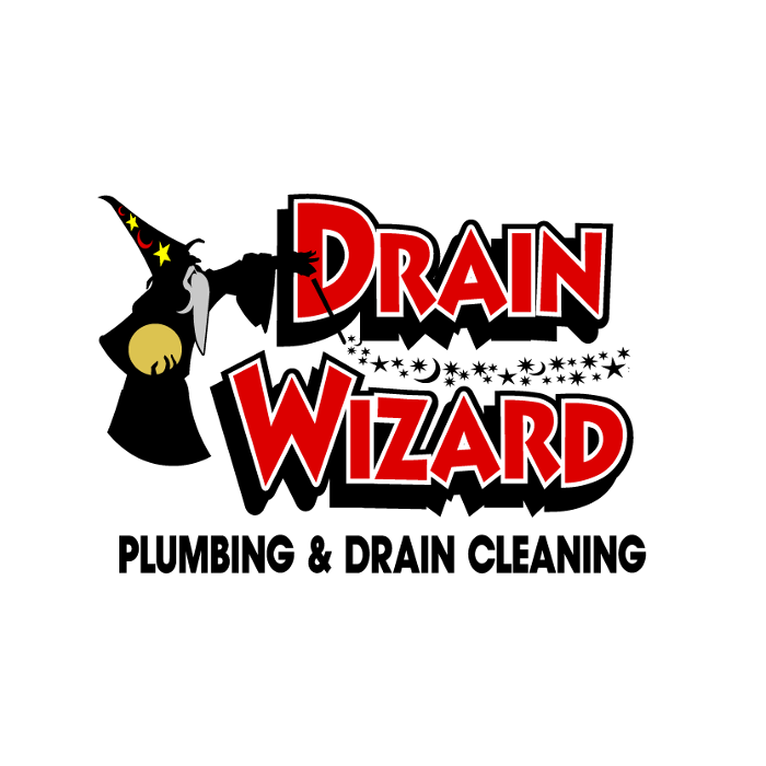 Drain Wizard Plumbing and Drain Cleaning Logo