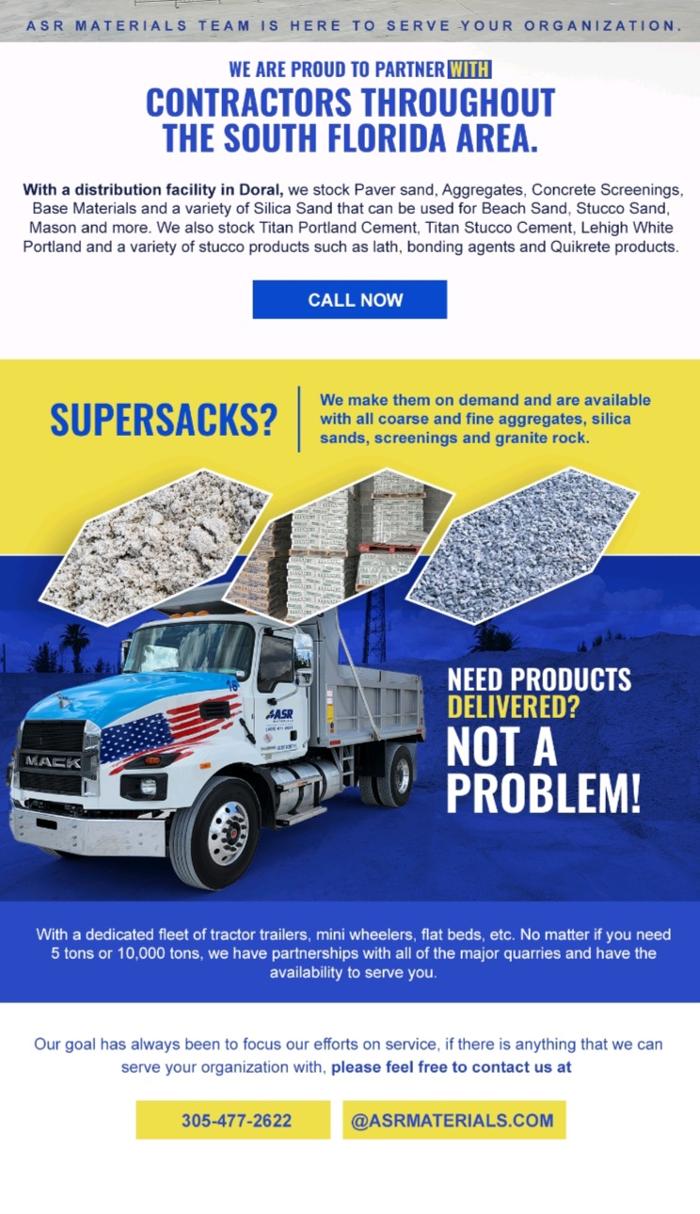 ASR Materials - Abraham Sand and Rock Company Image