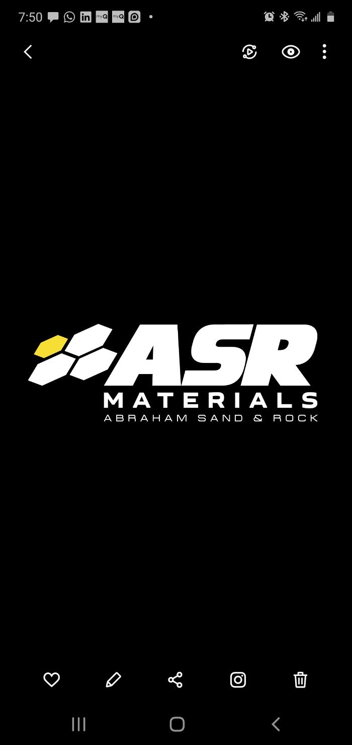 ASR Materials - Abraham Sand and Rock Company Image