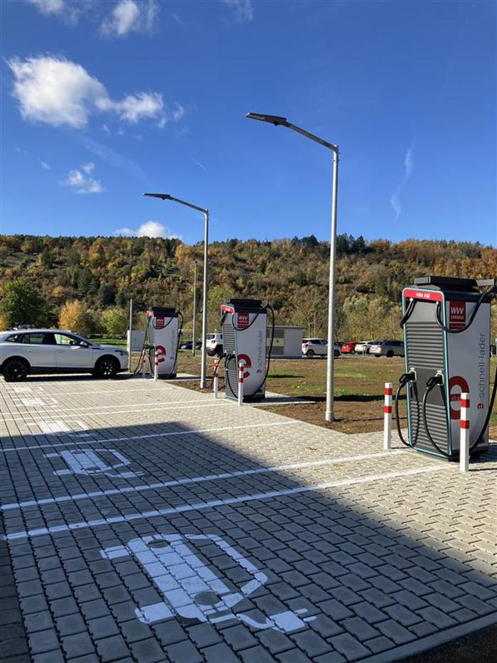 WVV Energie E-Ladestationen, Mainparkring in Eibelstadt