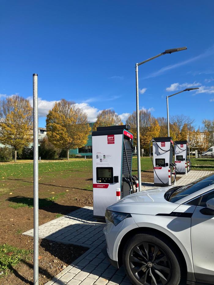 WVV Energie E-Ladestationen, Mainparkring in Eibelstadt