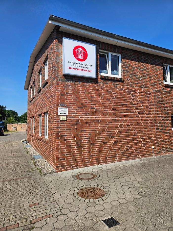 Bauart: Naturbaustoffe Südholstein GmbH, Pinneberger Chaussee in Moorrege