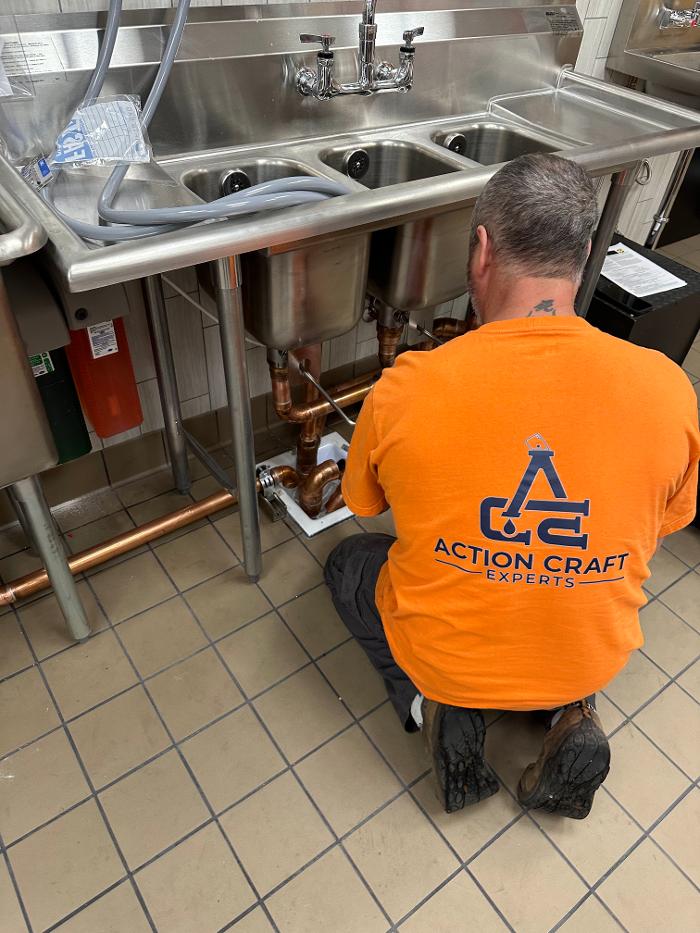 Action Craft Experts, Plumbing, Drains, & Water Heaters Image