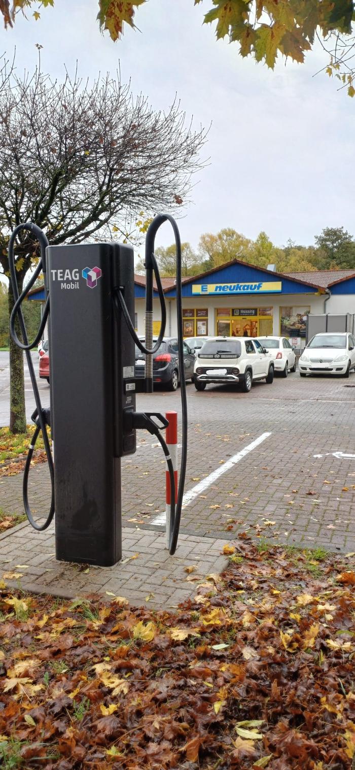 TEAG Mobil-Ladestation, Industriestraße in Jesberg