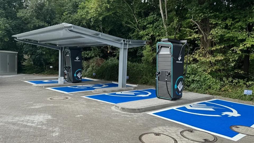 NORDENERGIE Ladestation Friedrichstadt, Tönninger Straße in Friedrichstadt