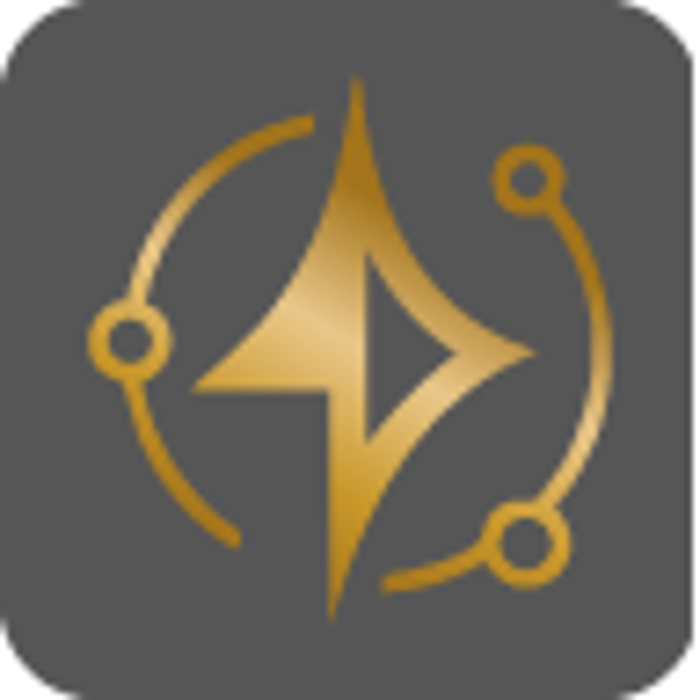 Icon on dark background