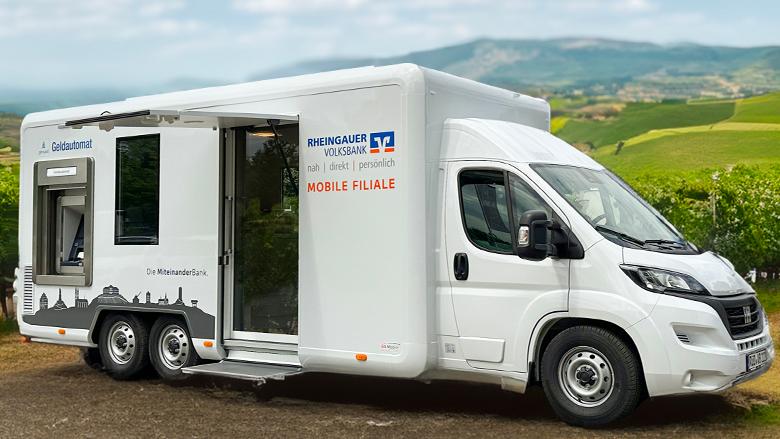 Rheingauer Volksbank eG, mobile Filiale in Oberwalluf, Schulstraße in Walluf