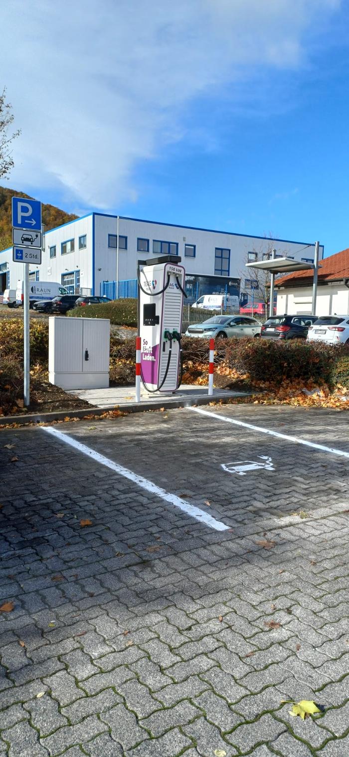 TEAG Mobil-Ladestation, Am Schießufer in Zierenberg