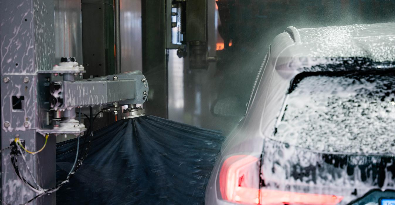 Die Waschstrasse, Echternacher Straße in Troisdorf