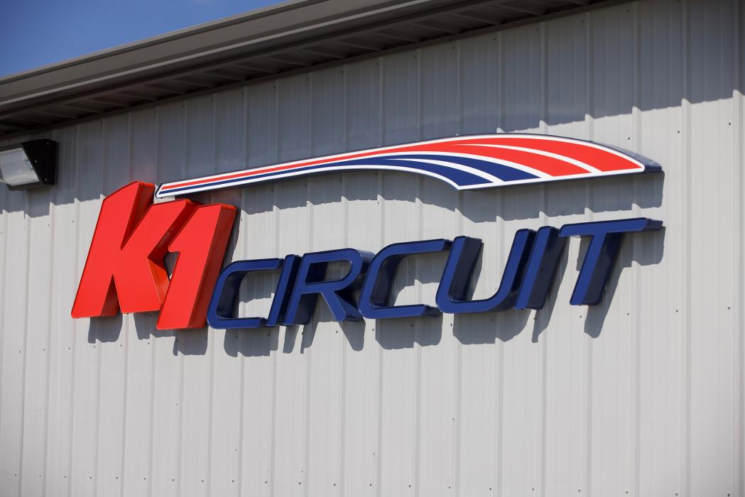 K1 Circuit - Outdoor Go Kart Track and Event Venue Logo