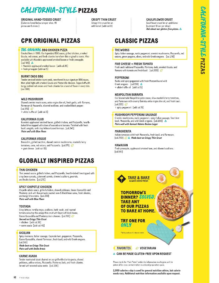 California Pizza Kitchen Image