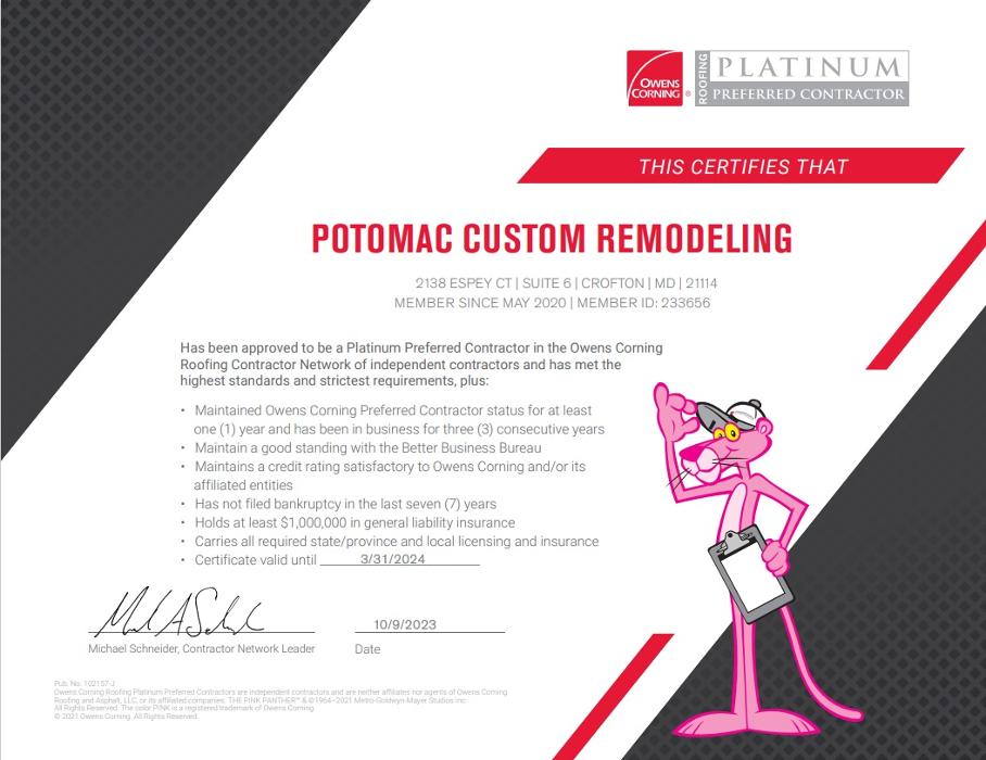 Potomac Custom Remodeling Image