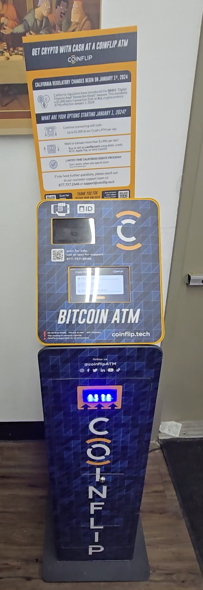 CoinFlip Bitcoin ATM - Ziggy's Smoke Shop (Tracy) Image
