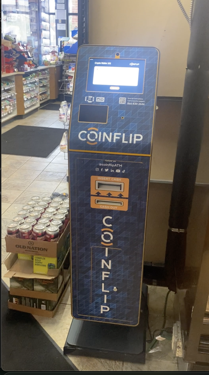 CoinFlip Bitcoin ATM - Corner Shop (Belleville) Logo