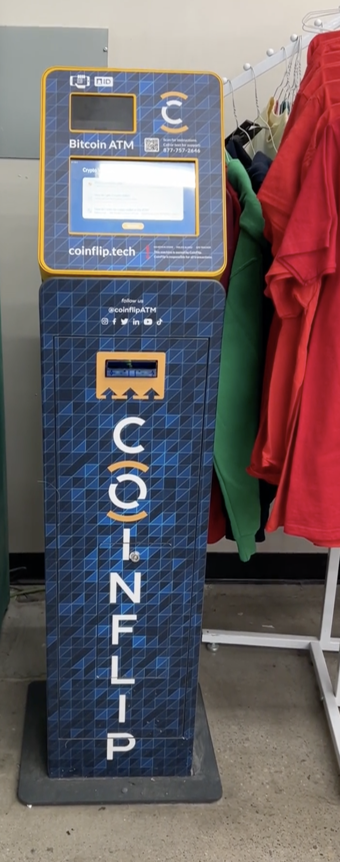 CoinFlip Bitcoin ATM - Ridley's Family Markets (Rupert)