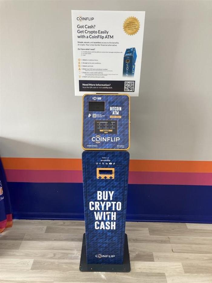 CoinFlip Bitcoin ATM - J&amp;P Check Cashing Currency Exchange (Alsip) Logo