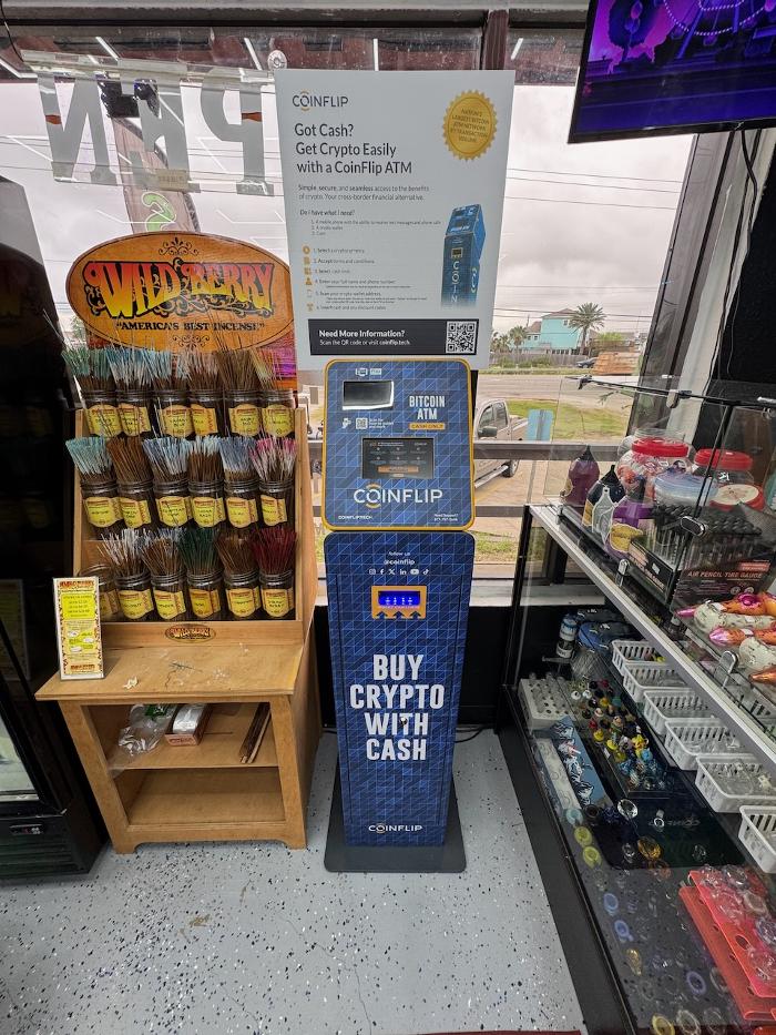 CoinFlip Bitcoin ATM - iSmoke Vape Outlet 2 (Hitchcock) Logo