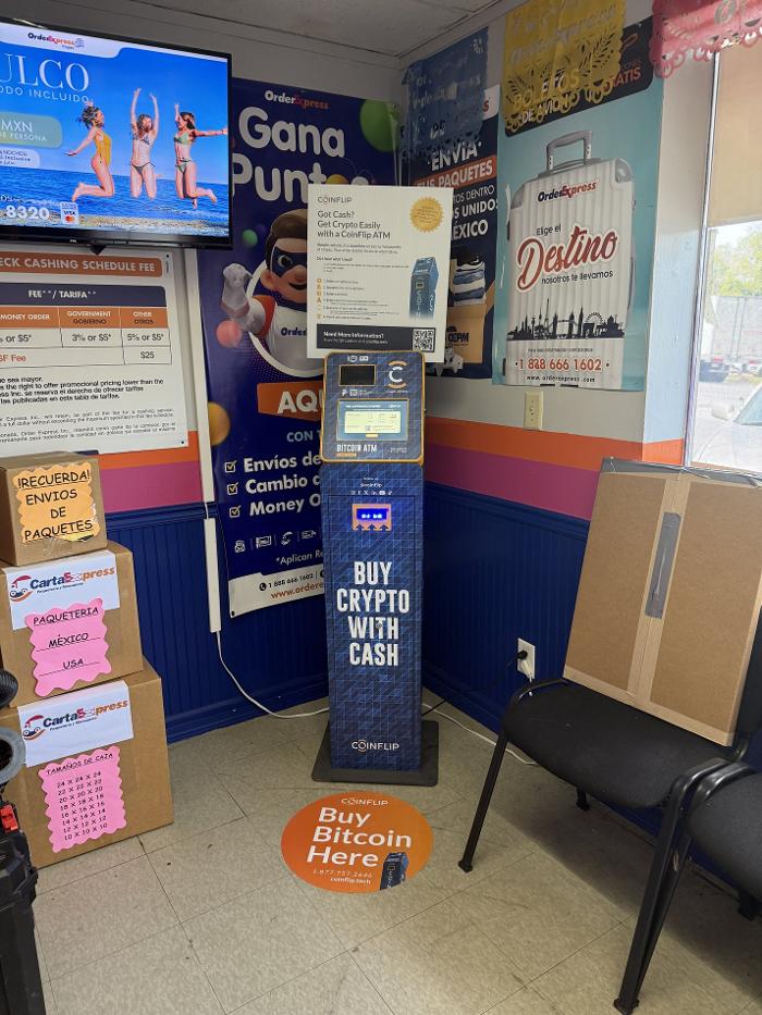 CoinFlip Bitcoin ATM - Order Express (Gainesville) Logo