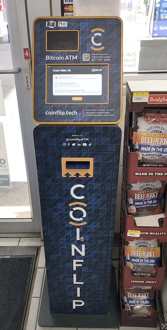 CoinFlip Bitcoin ATM - Exxon One Stop (South Charleston)