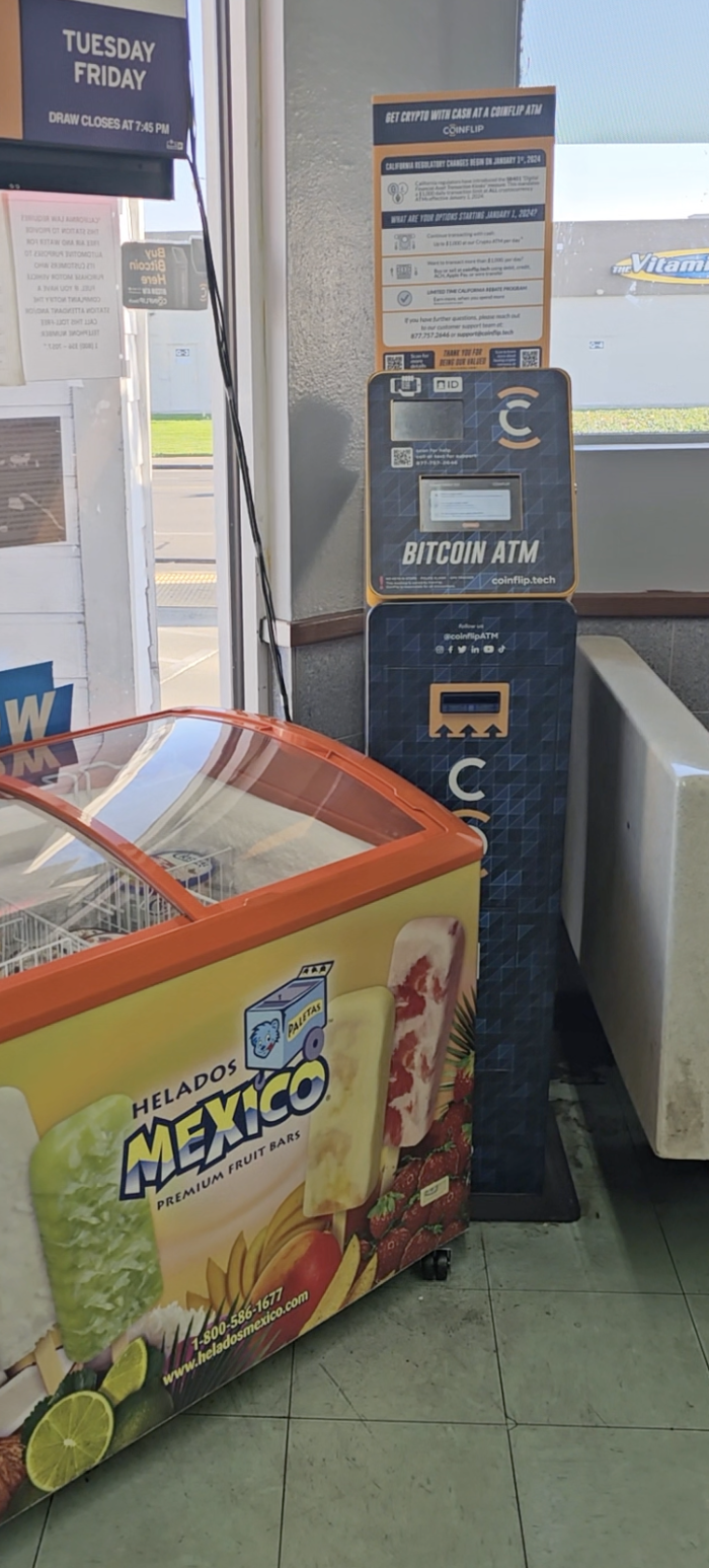 CoinFlip Bitcoin ATM - Ballpark Food & Gas (Redding) Image