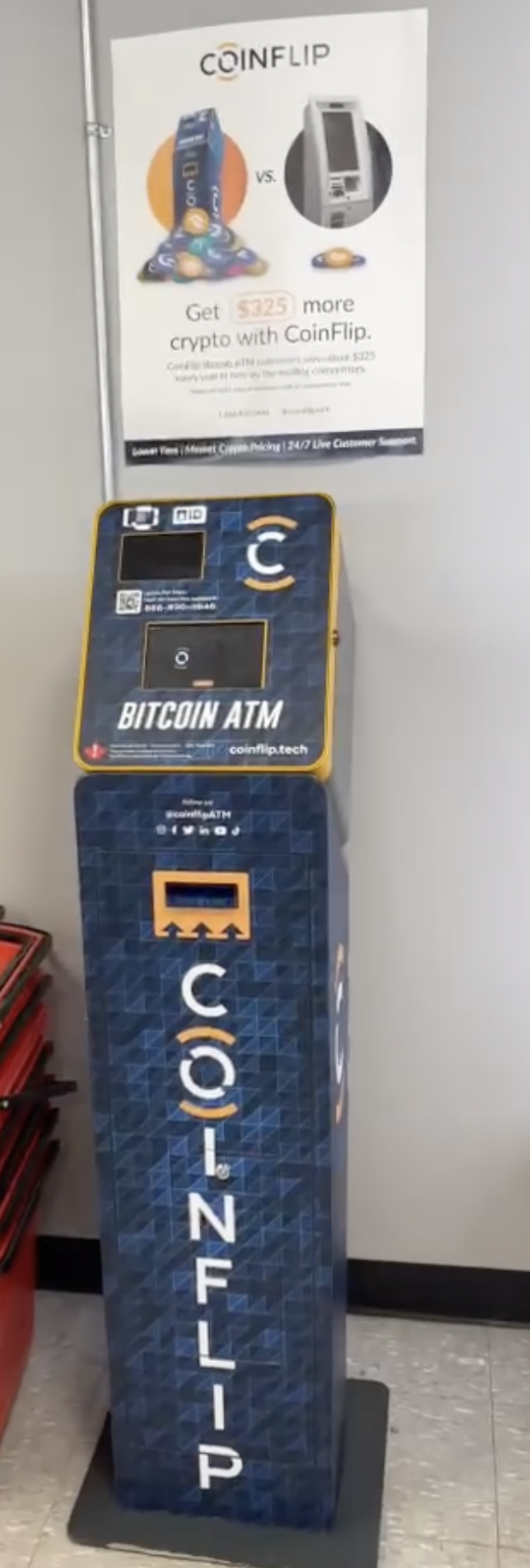 CoinFlip Bitcoin ATM - Huck's Food & Fuel #353 (Bloomington) Image