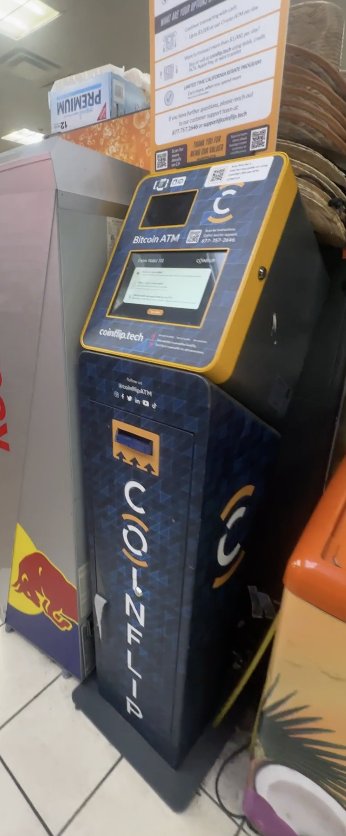 CoinFlip Bitcoin ATM - Carniceria Del Valle (Fontana) Image