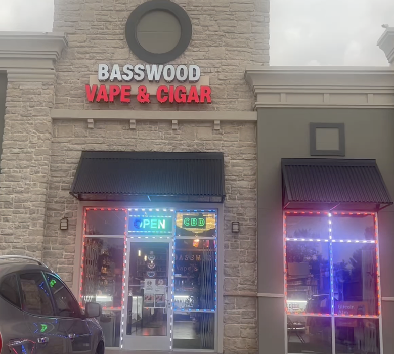 CoinFlip Bitcoin ATM - Basswood Vape &amp; Cigar (Fort Worth) Logo