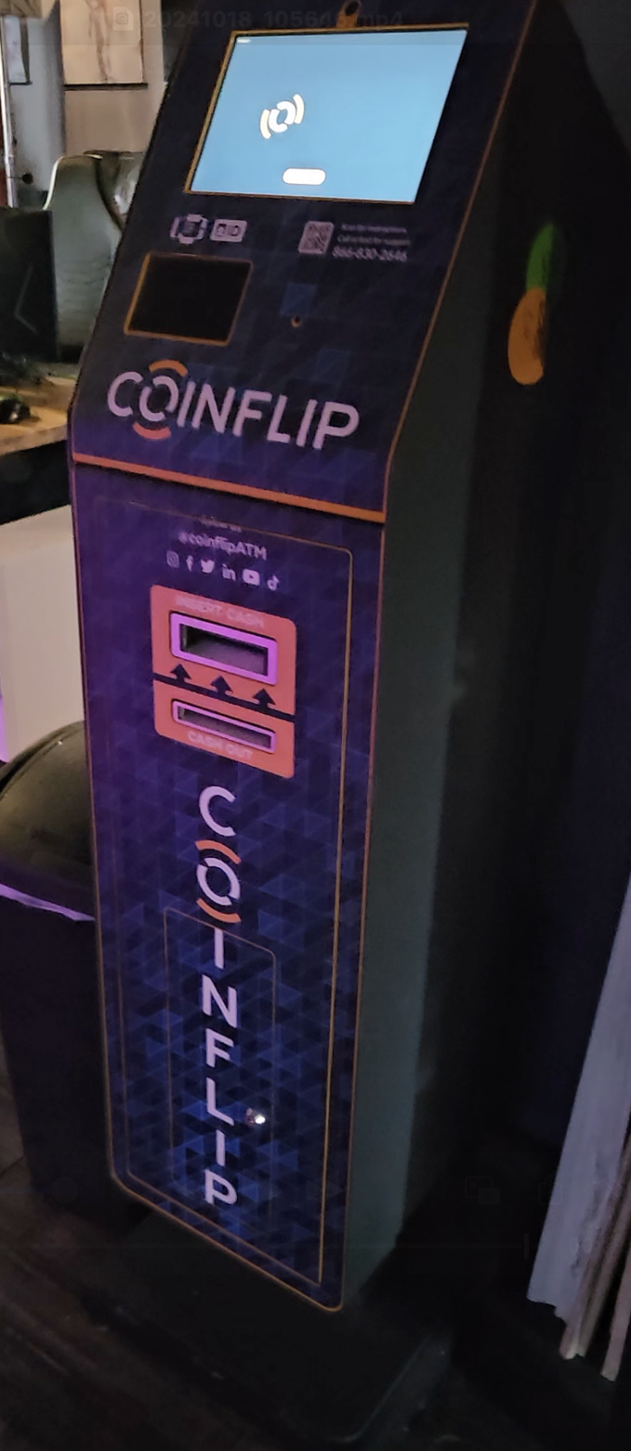 CoinFlip Bitcoin ATM - Cyber Racoon PC Cafe (Santa Clara) Image