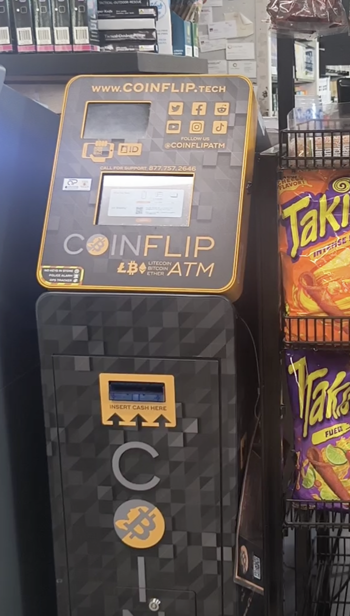 CoinFlip Bitcoin ATM - Shell (Hollister) Logo