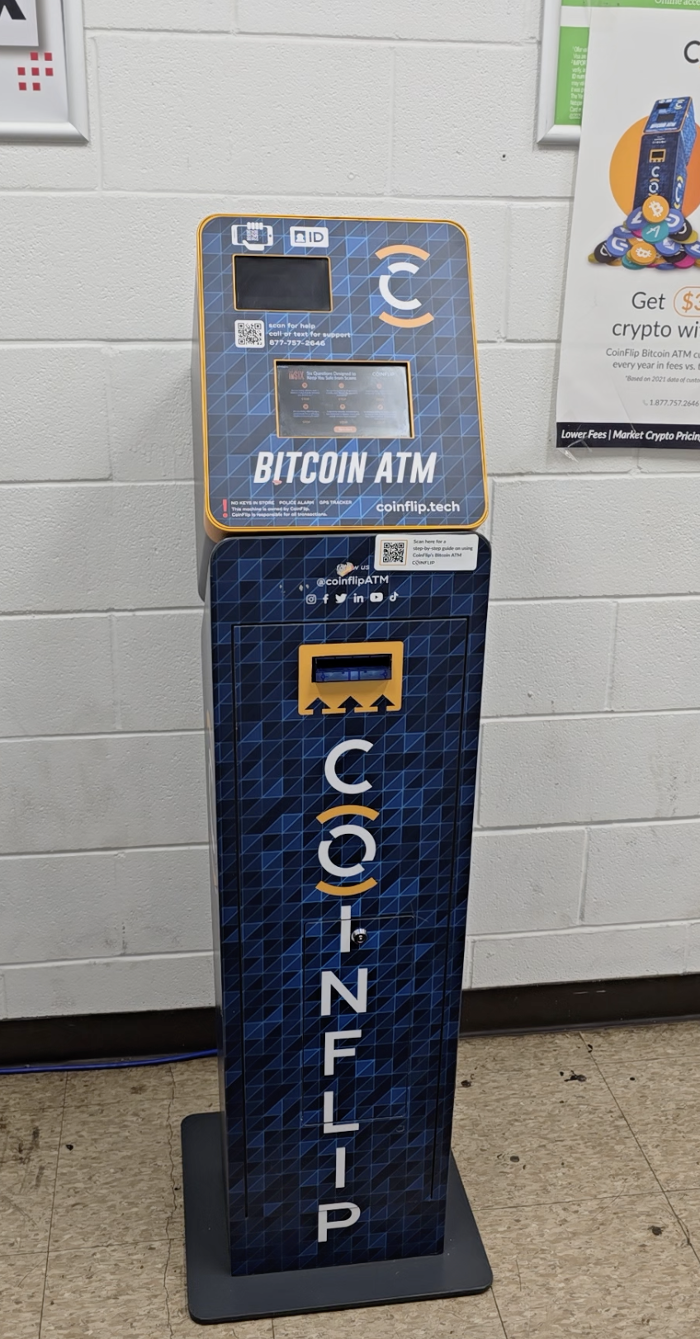 CoinFlip Bitcoin ATM - CFSC West State Check Cashing and Auto License (Rockford) Image