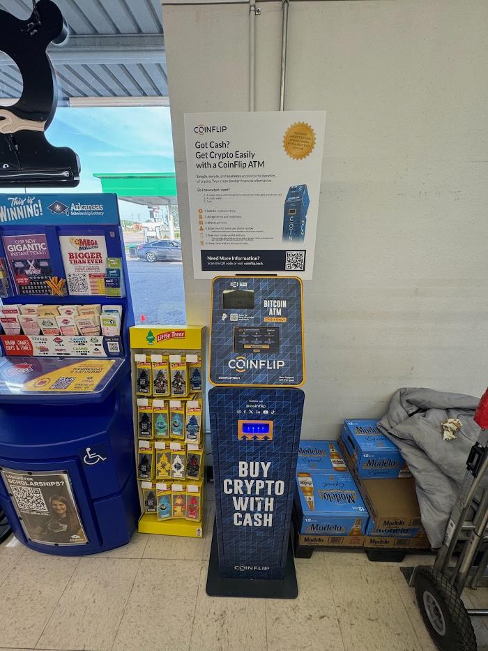 CoinFlip Bitcoin ATM - EZ Mart (Springdale)