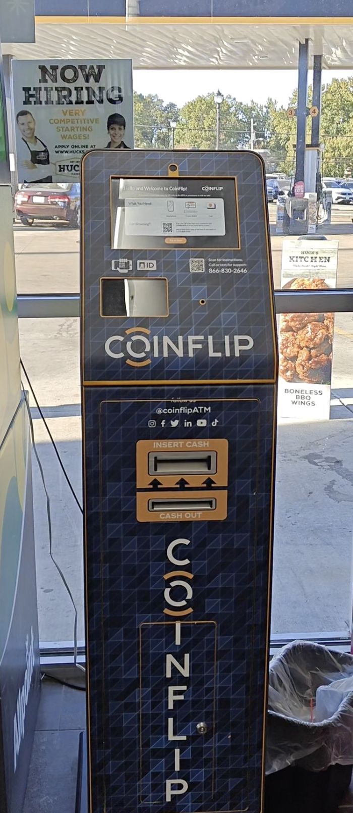 CoinFlip Bitcoin ATM - Huck's Food & Fuel #270 (Kirkwood) Image
