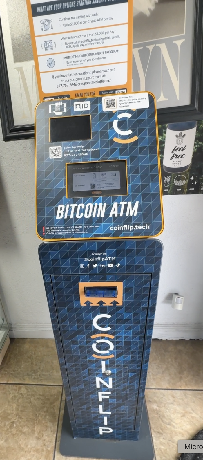 CoinFlip Bitcoin ATM - 19 Street Smoke Shop (Costa Mesa) Image