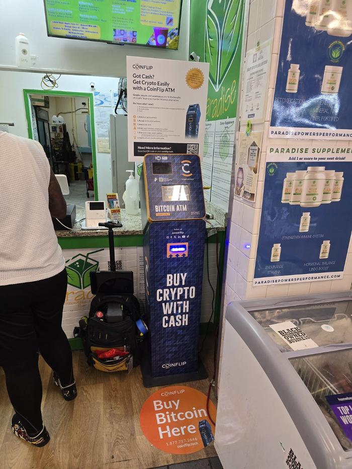 CoinFlip Bitcoin ATM - Paradise Smoothie Juice Bar (Atlanta) Logo