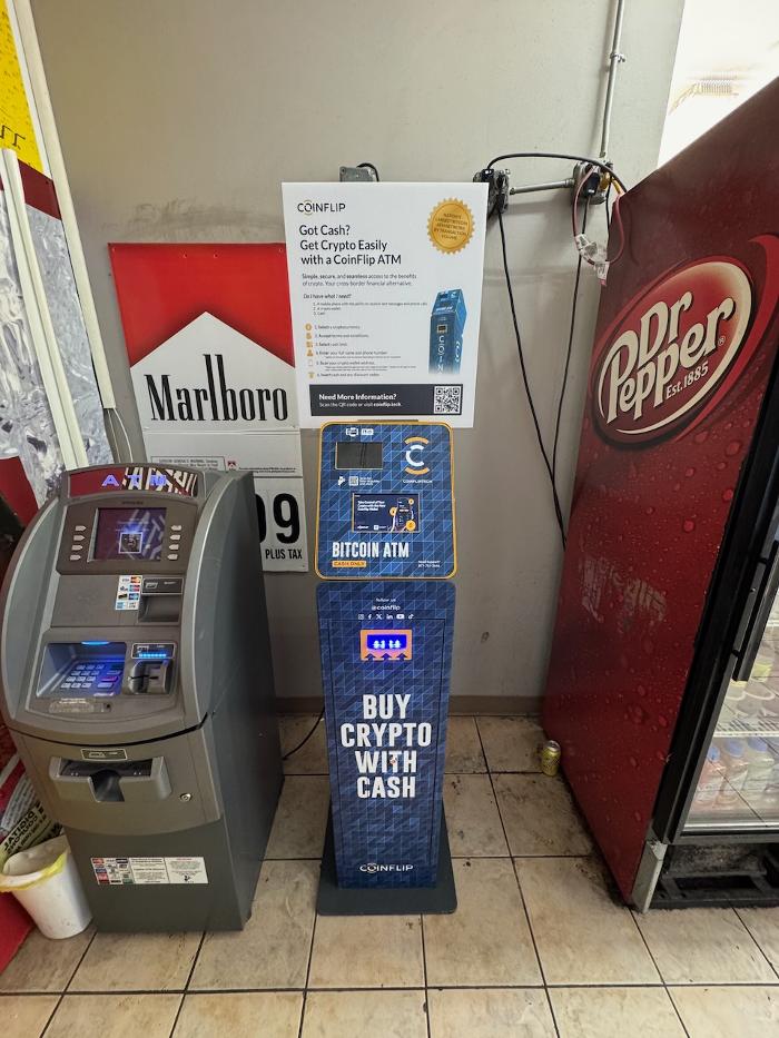 CoinFlip Bitcoin ATM - Flamingo Beer &amp; Wine (Carrollton) Logo