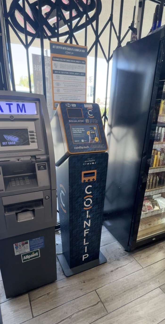 CoinFlip Bitcoin ATM - Minute King Liquor (Costa Mesa) Image
