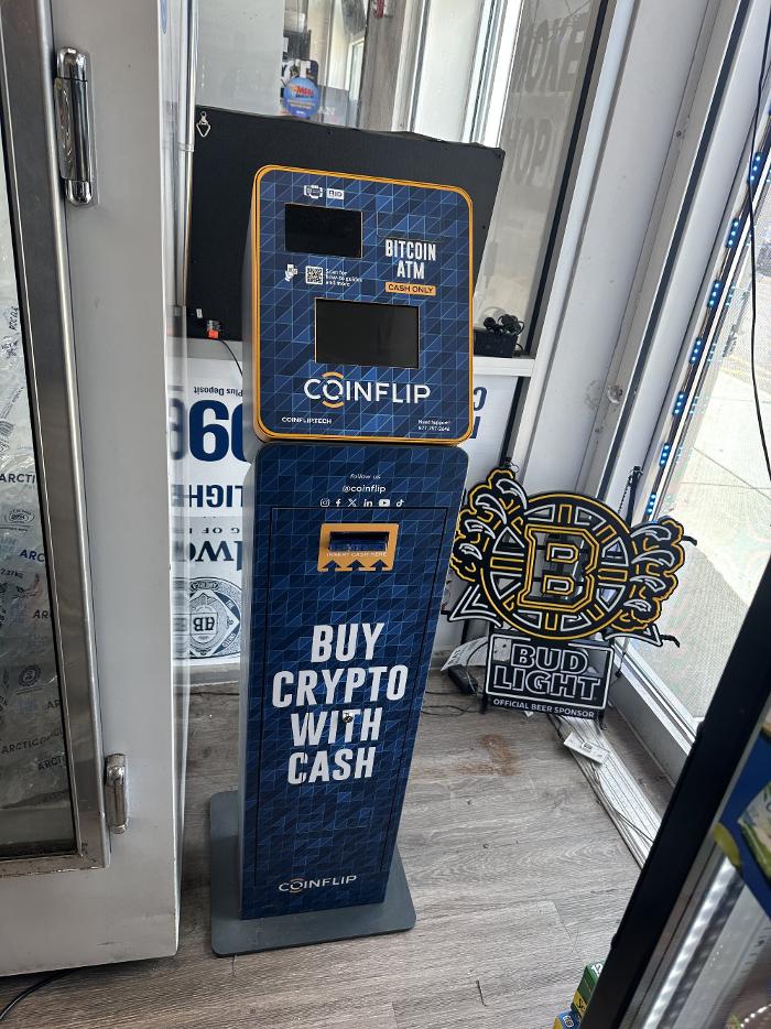 CoinFlip Bitcoin ATM - Discount Liquors (Boston) Logo
