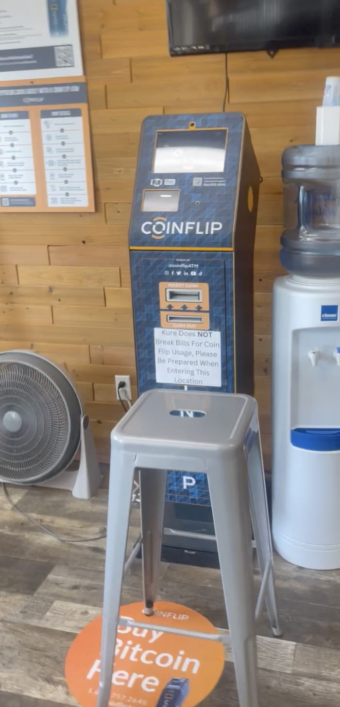 CoinFlip Bitcoin ATM - Kure CBD & Vape - Lincoln (Lincoln) Image