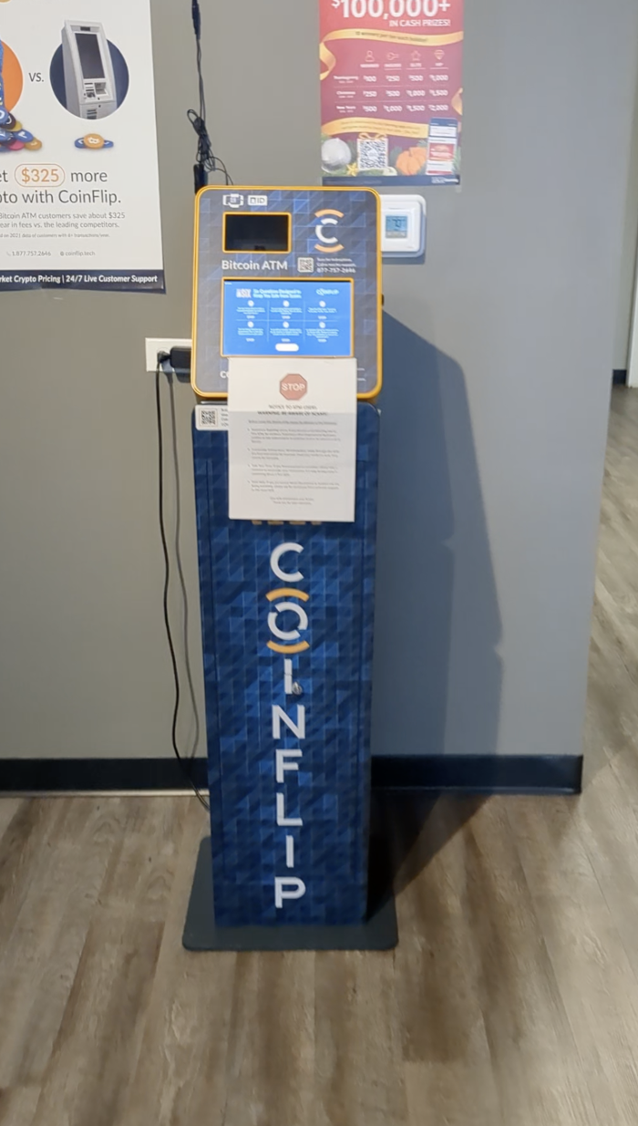 CoinFlip Bitcoin ATM - Debbie's Slots Lounge - Oswego (Oswego) Image