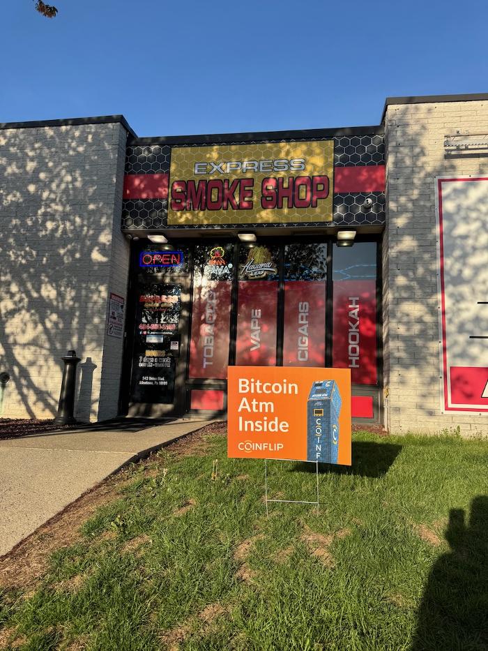 CoinFlip Bitcoin ATM - Express Smoke Shop (Allentown) (Allentown) Image