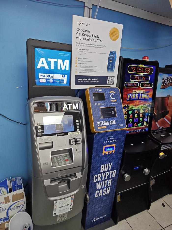 CoinFlip Bitcoin ATM - Chevron (Dallas) Logo