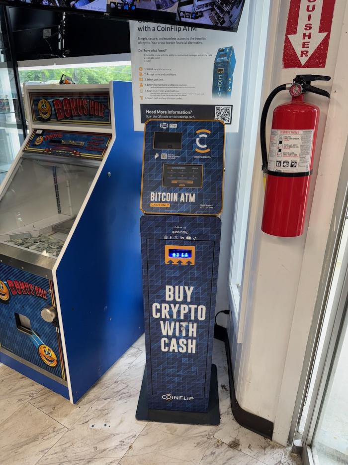 CoinFlip Bitcoin ATM - A TO Z CONVENIENCE & SMOKE (Manchester)