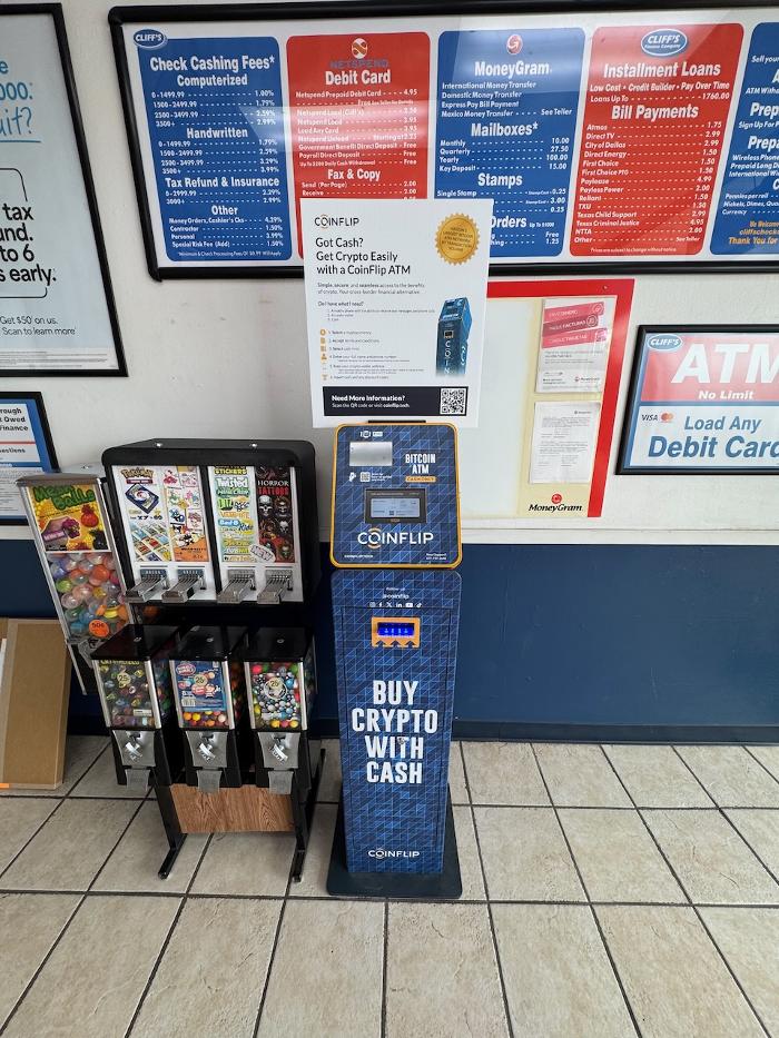 CoinFlip Bitcoin ATM - Cliff's Check Cashing #5 (Denton) Logo