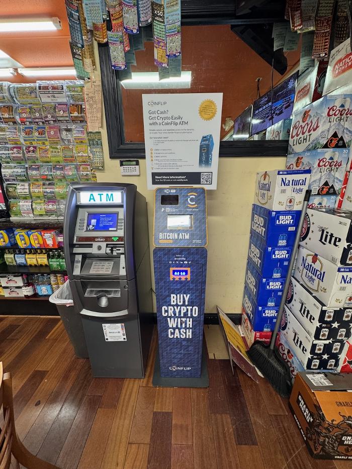 CoinFlip Bitcoin ATM - Towson Place Liquors (Towson) Logo