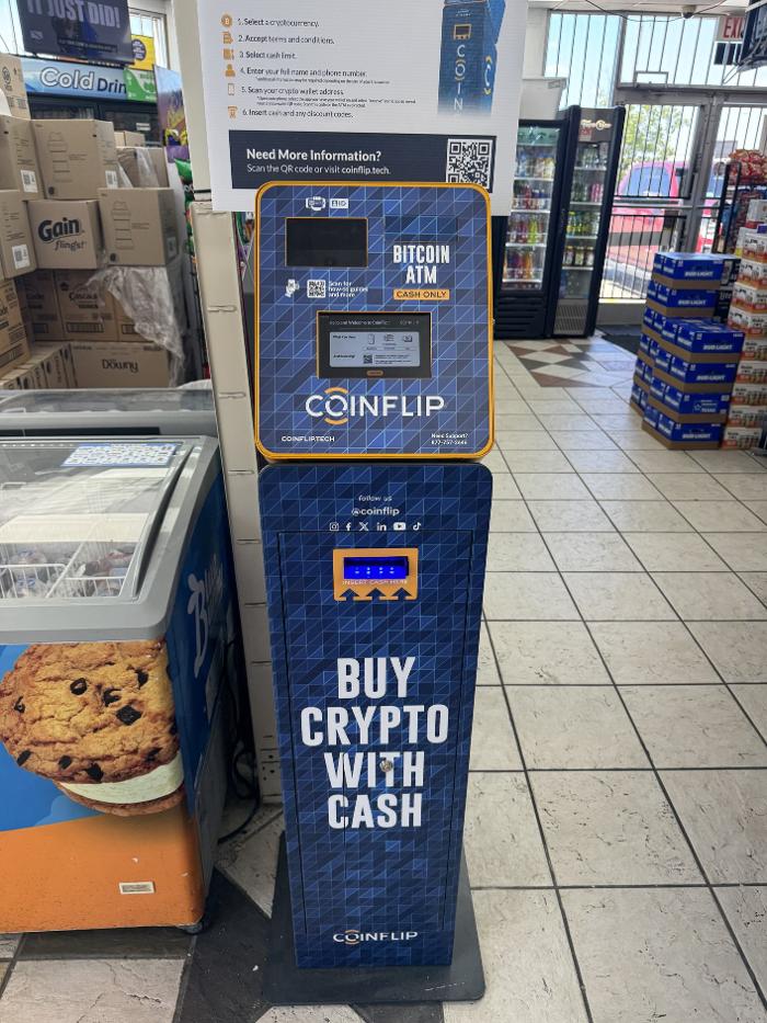 CoinFlip Bitcoin ATM - Chevron (Arlington) Logo